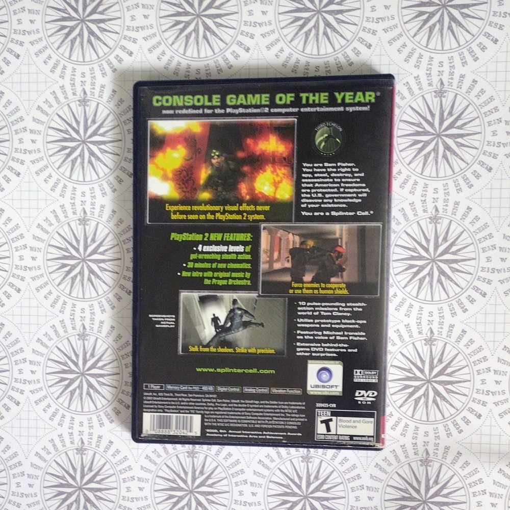 Splinter Cell Greatest Hits For Playstation 2 - Picture 3 of 3